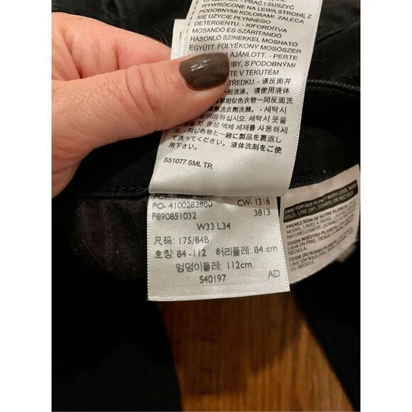 Levi’s 721 high rise skinny jeans black wash size 33 - Picture 9 of 11